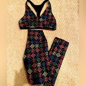 Zumba set leggings XS,  Bra Medium